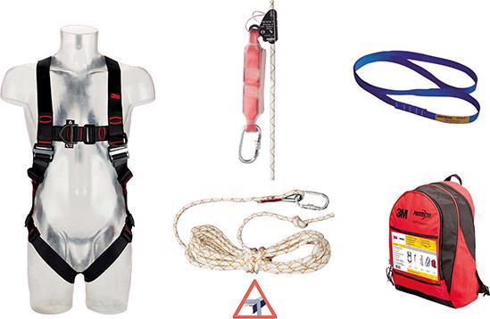 3M Kit antichute couvreur (Harnais de sécurité, 140 kg)