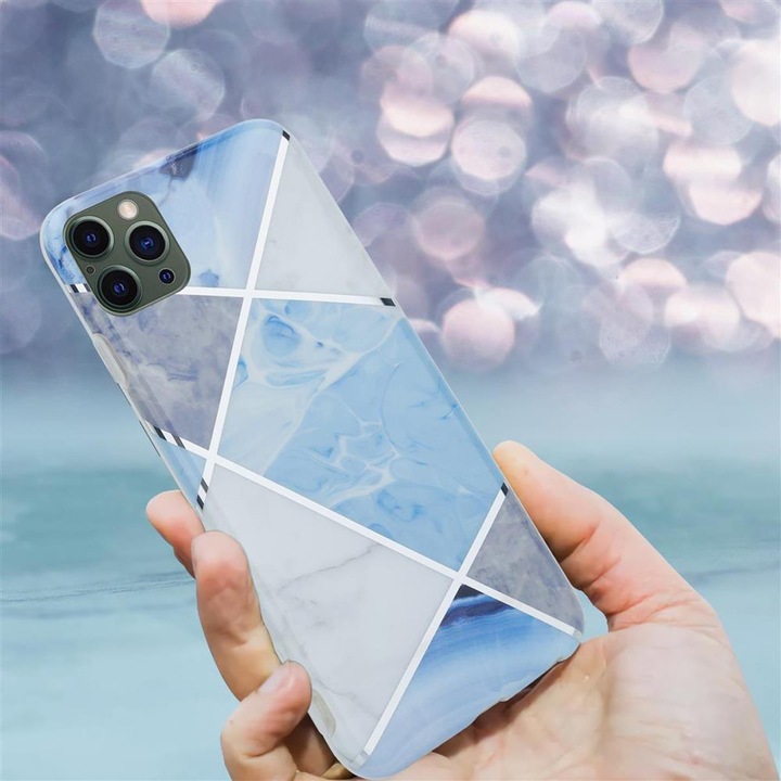 Produktbild Cadorabo IMD TPU Bunter Marmor Cover (Apple iPhone 12 Pro Max)