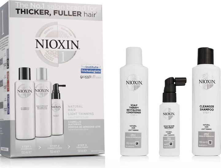 Produktbild Nioxin Starter Set 1, 2x/1x50ml (Flüssiges Shampoo, 350 ml)