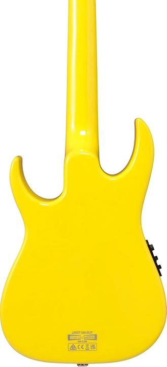 Actual product image Ibanez URGT100 Sun Yellow High Gloss electric-acoustic tenor ukulele with gigbag (Tenor)