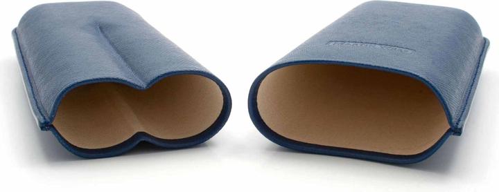 Actual product image Martin Wess *2s cigar case 571 Dante Gigante blue