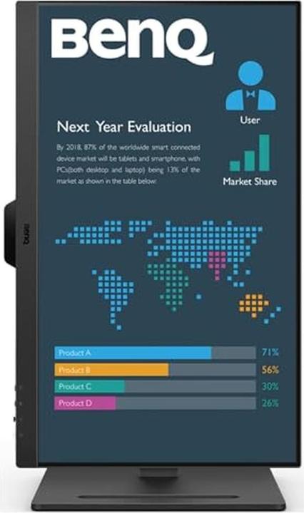 Immagine prodotto BenQ 68,6cm BL2790T 16:9 HDMI/DP nero sollevabile/pivot spk.FHD (1920 x 1080 pixel, 27")