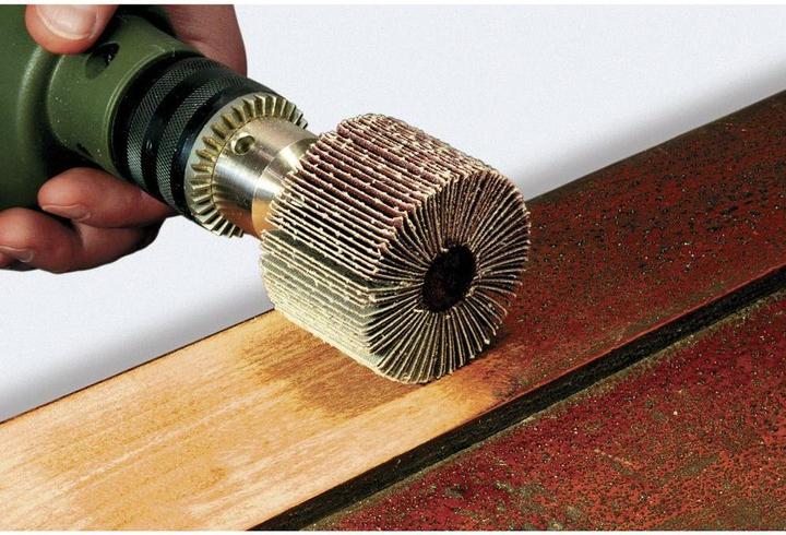 Produktbild wolfcraft wolfcraft 1 Fächerschleifer S=6mm K80 ø50x20mm (80)