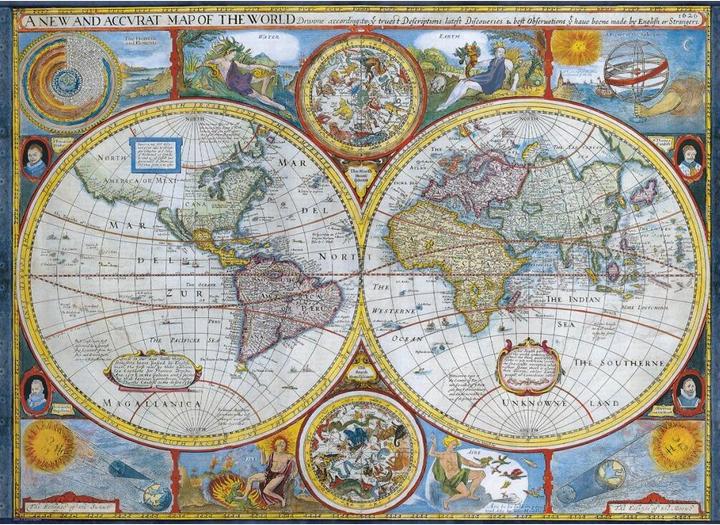 Produktbild Eurographics Antique World Map (1000 Teile)
