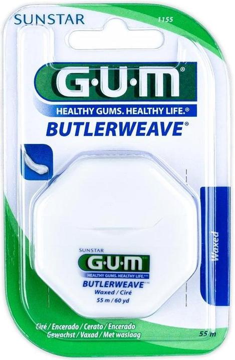 GUM SUNSTAR WEAVE Zahnseide 55m waxed (50 m)