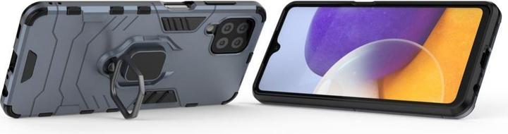 Image du produit Hurtel Ring Armor Case Kickstand Tough Rugged Cover pour Samsung Galaxy A22 4G bleu (Samsung Galaxy A22)