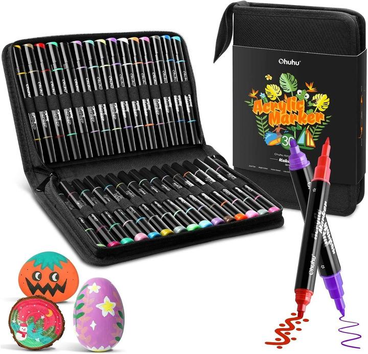 Ohuhu Marchio acrilico (30 pezzi) (Multicolore, 30 x)