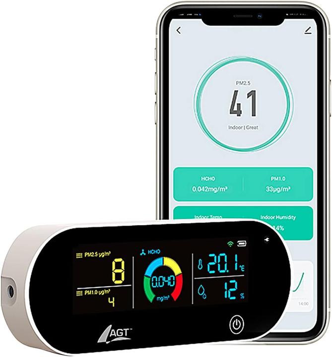 Produktbild AGT 5in1-Akku-Luftqualitätsmesser