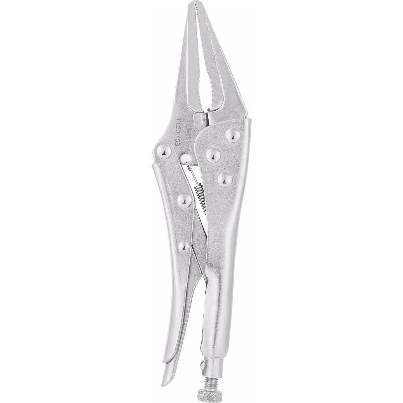 Thumbnail - Deli Tools, Zange, Szczypce zaciskowe wydłużone EDL20015B, 9" (srebrne) (260 mm)