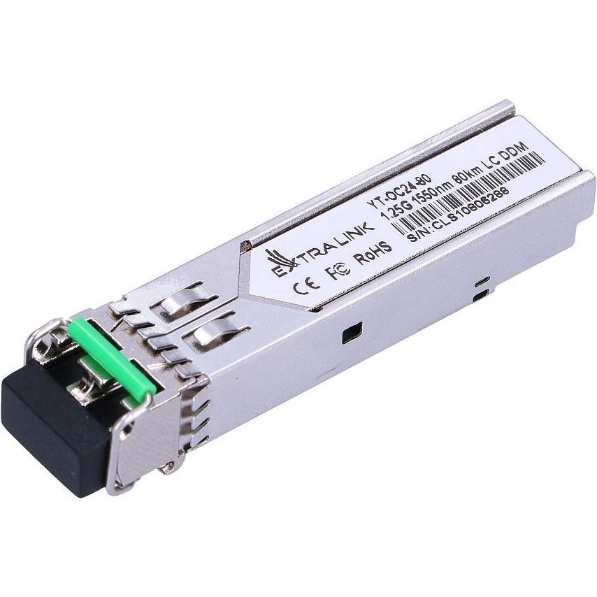 Extralink SFP Modulo SFP , LC/UPC, 1550nm,, modalità singola, DOM, Ricetrasmettitore