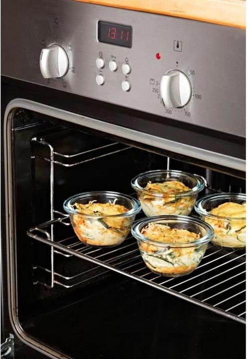 Productafbeelding Tefal & Go Ronde Schaal Met Deksel - Set van 5 Stuks - Blauw - Pyrex (0.20 l)