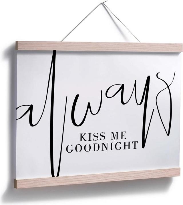 Actual product image Trenddeko Always kiss me Goodnight (60 x 50 cm)