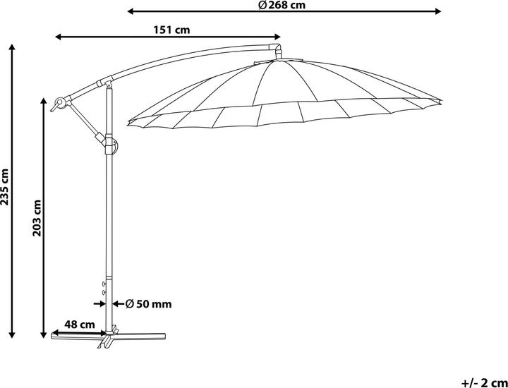Actual product image Beliani Calabria (2.68 m)