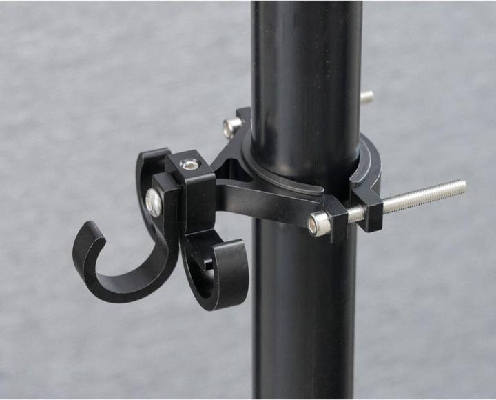 Actual product image OEM Bicycle accessory Hook for shopping with three loops for bike / scooter aluminum FS366-001 black