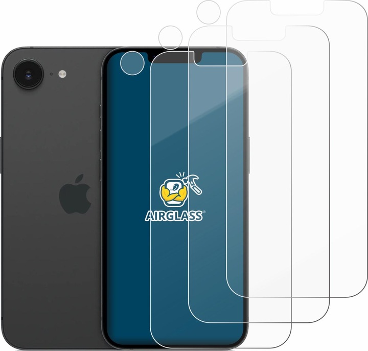 Produktbild BROTECT Schutzglas Schutzfolie Displayschutz Display Schutz Glas Folie klar (6 Stück, Apple iPhone 16e)