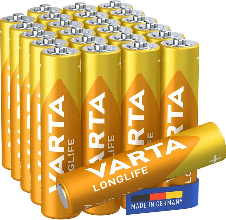 Image du produit Varta Longlife (24 pcs, AAA, 1230 mAh)