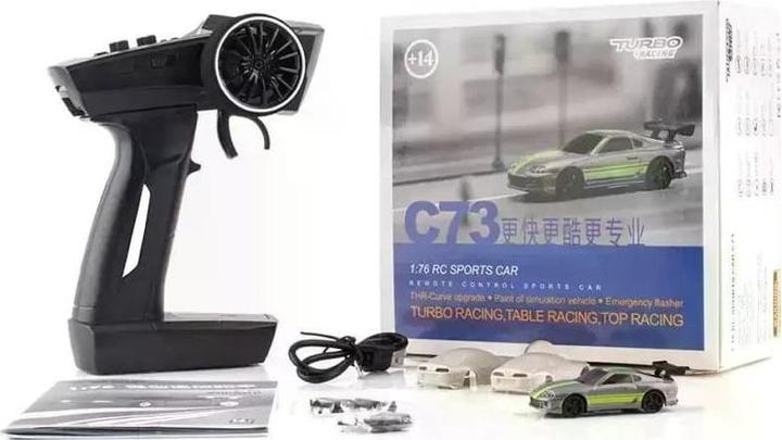 Actual product image Turbo Racing Micro Sport C73, Grün, RTR, 1:76 (RTR Ready-to-Run)