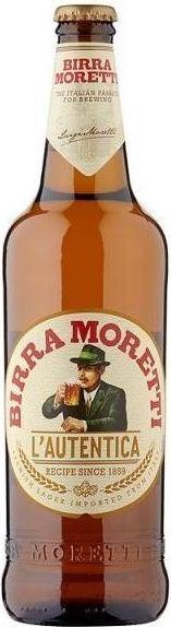 Actual product image Birra Moretti Premium stock XXL crate / (15 x 66 cl)