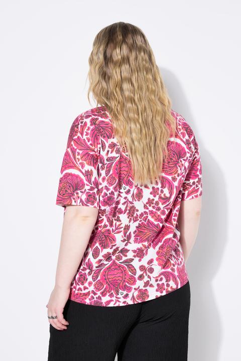 Actual product image Studio Untold Floral Paisley Short Sleeve Tee (50, 52)