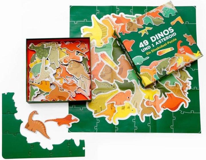 Actual product image 49 dinos and 1 asteroid (German)