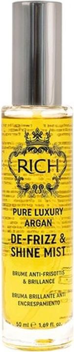 Produktbild Rich De-Frizz & Shine Mist Haaröl mit Olivenöl, Leinsamenöl und Mandelöl für trockene und geschädigte (50 ml)