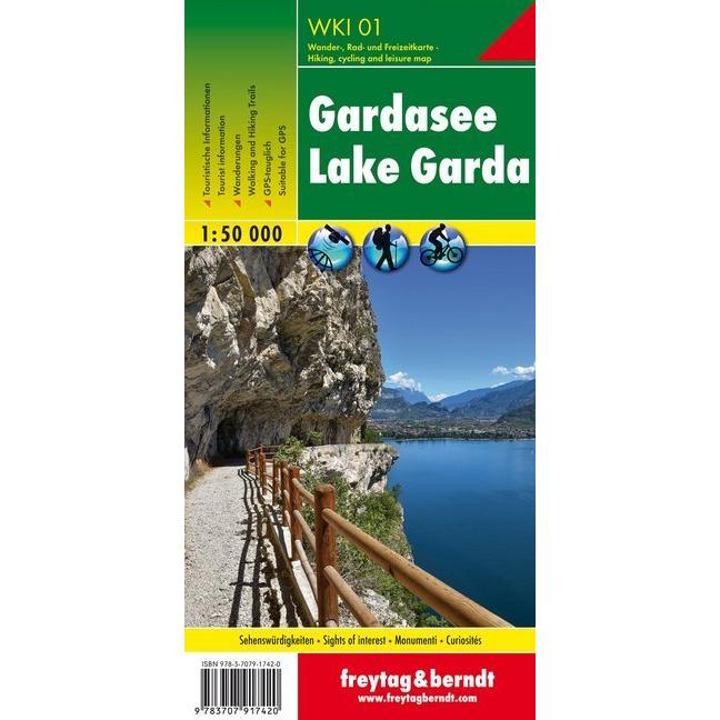 Gardasee, Wanderkarte 1:50.000 50000, Landkarte