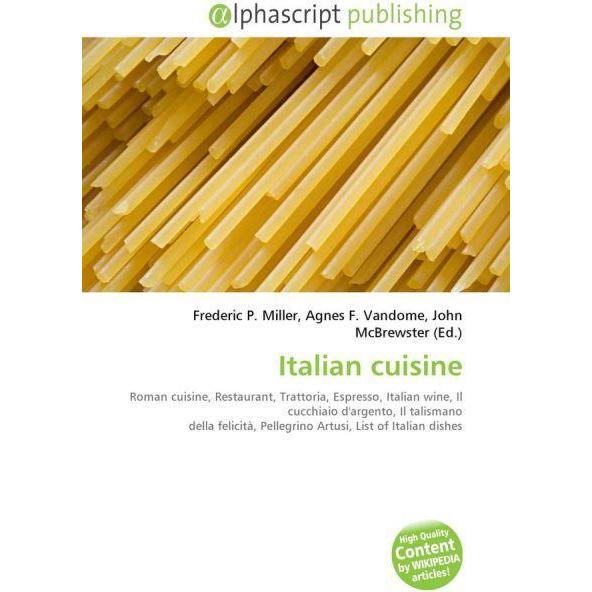 Italian cuisine, Fachbücher