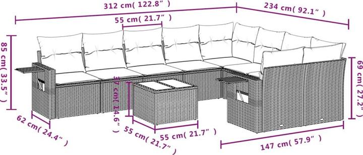 Produktbild vidaXL Owen