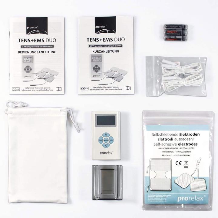 Actual product image Prorelax TENS+EMS Duo