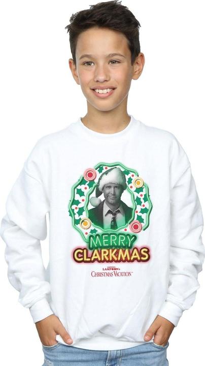 Produktbild National Lampoon´s Vacation National Lampoon's Christmas Vacation Greyscale Clarkmas Sweatshirt Jungen (128)