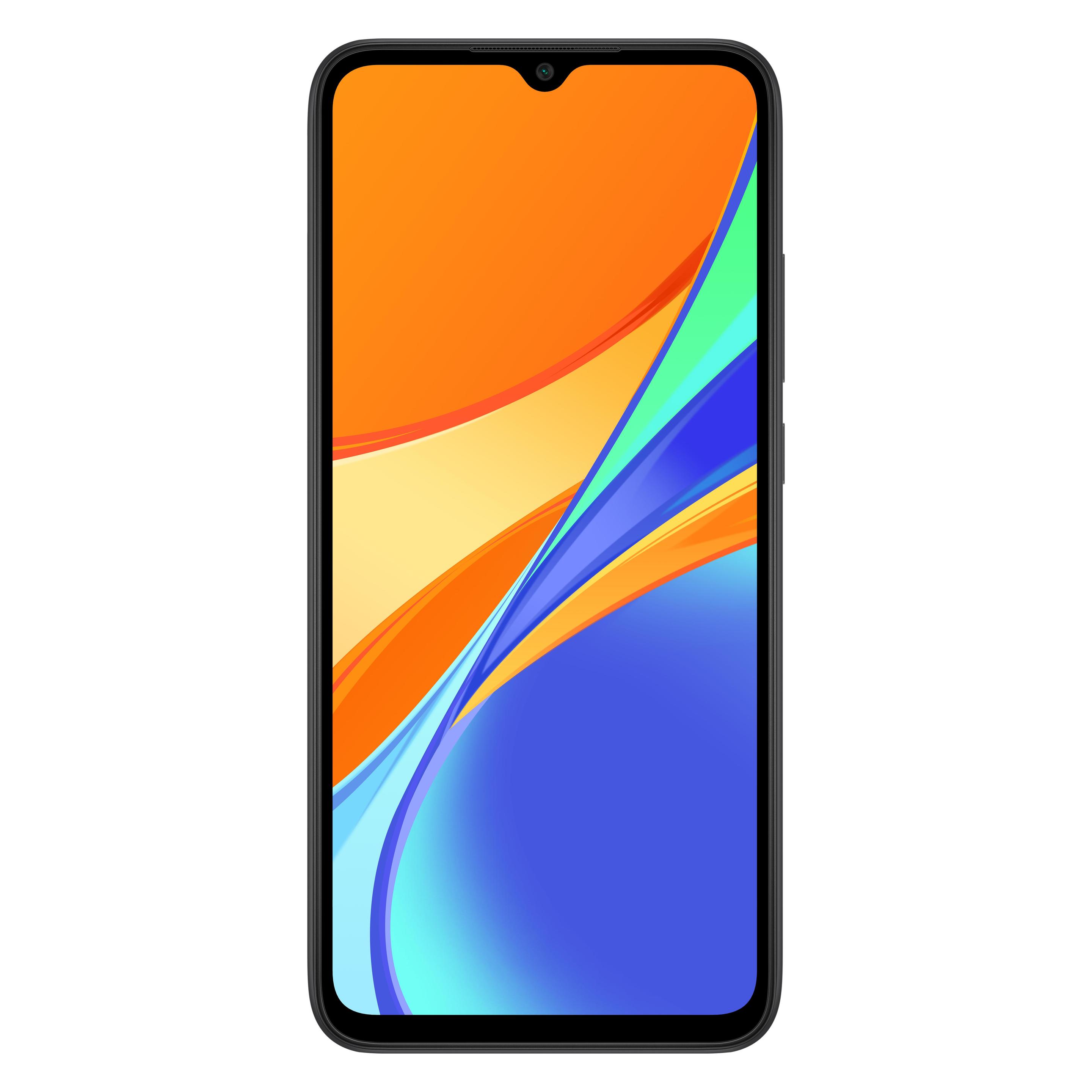 Xiaomi Redmi 9C NFC (32 GB, Midnight Gray, 6.53", Hybrid Dual SIM, 4G), Smartphone, Grau