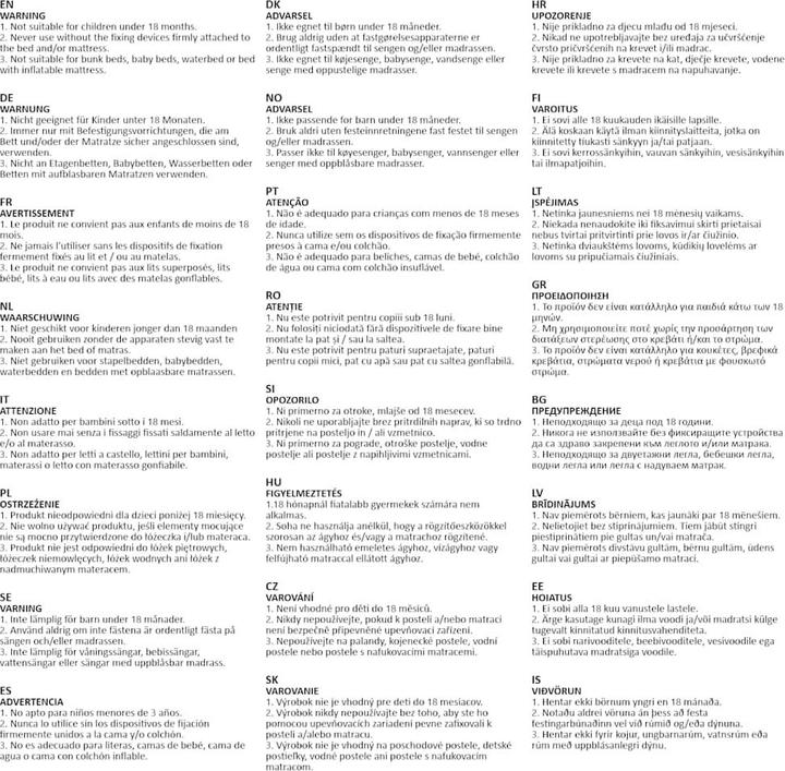 Image du produit vidaXL Bettschutzgitter (102 cm)