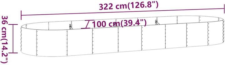 Produktbild vidaXL Hochbeet