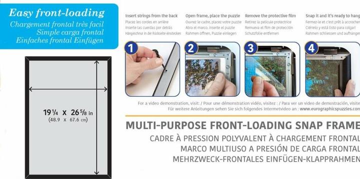 Immagine prodotto Eurographics Cornice a scatto (1000 pezzi)