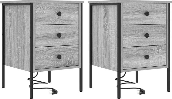 Produktbild vidaXL Bettnachttisch Ablage (42 x 41 x 61 cm)