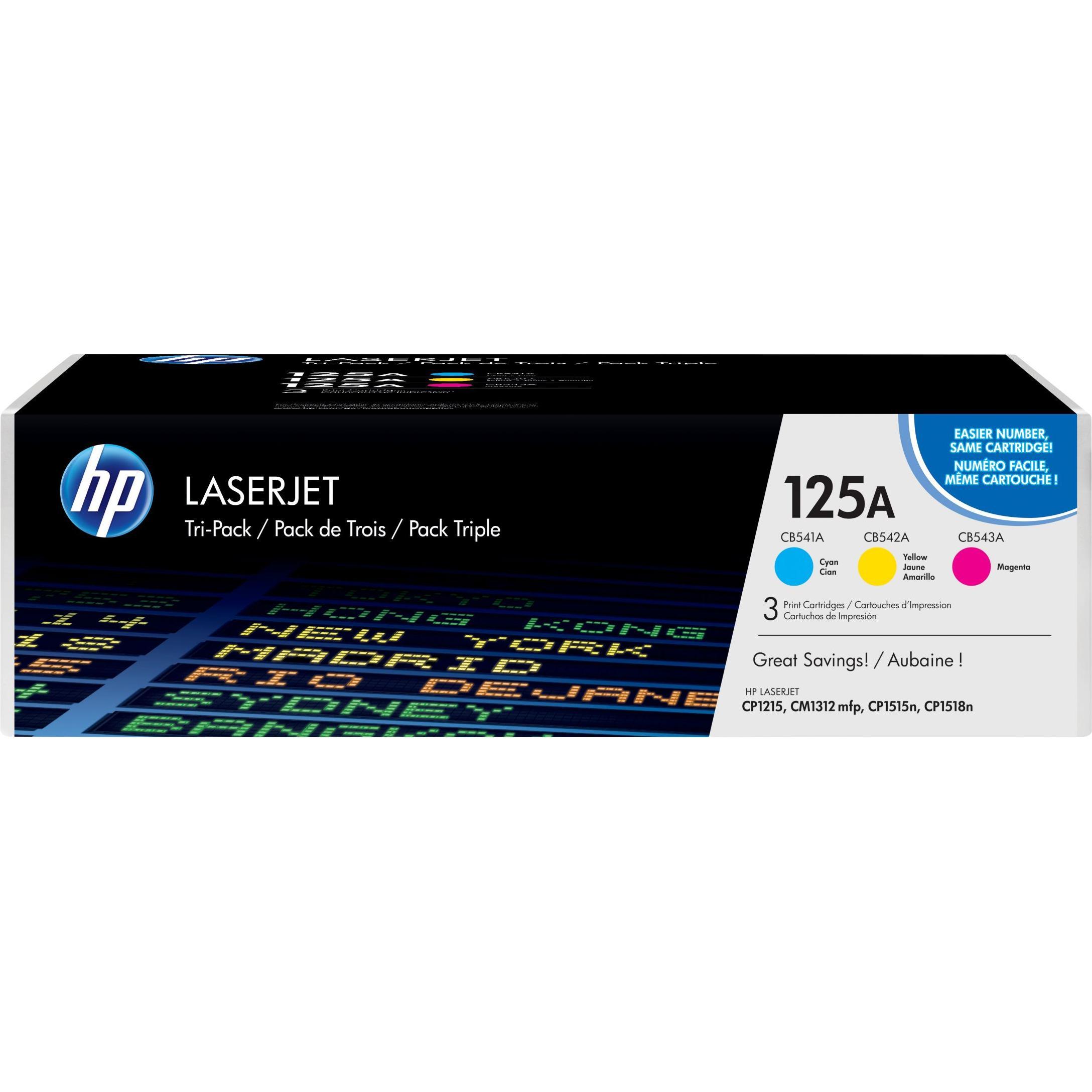 HP, Toner, 125a (M, C, Y)