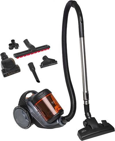 Adler Cyclone stofzuiger | AD 7065 | Stofzakloos | Vermogen 700 W | Stofcapaciteit 1,6 L | Zwart/Rood