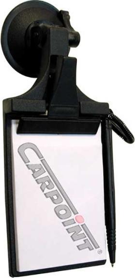 Produktbild Carpoint Notizblock für das Auto mit Saugnapf auf dem Glas