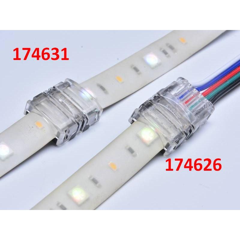 Synergy 21 LED FLEX Strip zub Easy Connect Strip to strip Joint 12mm RGBW IP6554, Scheda di rete, Multicolore