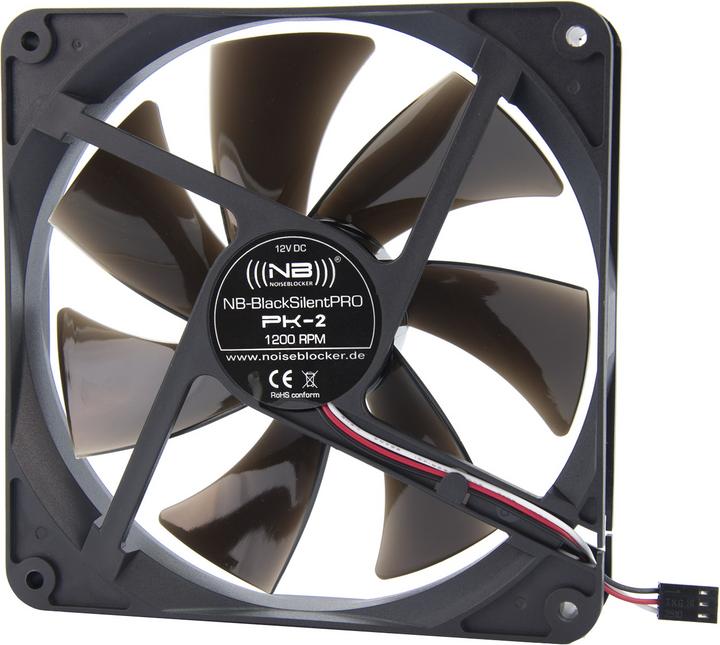 Produktbild Noiseblocker BlackSilentPro-Series PK2 (140 mm, 1 x)