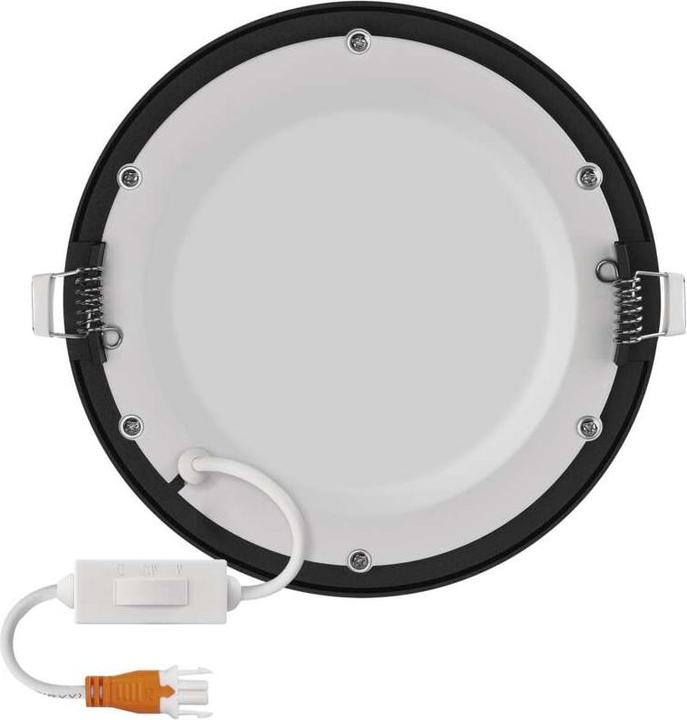 Image du produit Emos Luminaire LED encastré NEXXO, rond, noir, 12,5W, avec Change CCT (1050 lm)