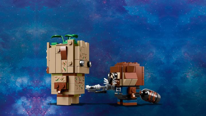 Immagine prodotto LEGO Groot e Rocket (41626, LEGO Brickheadz)