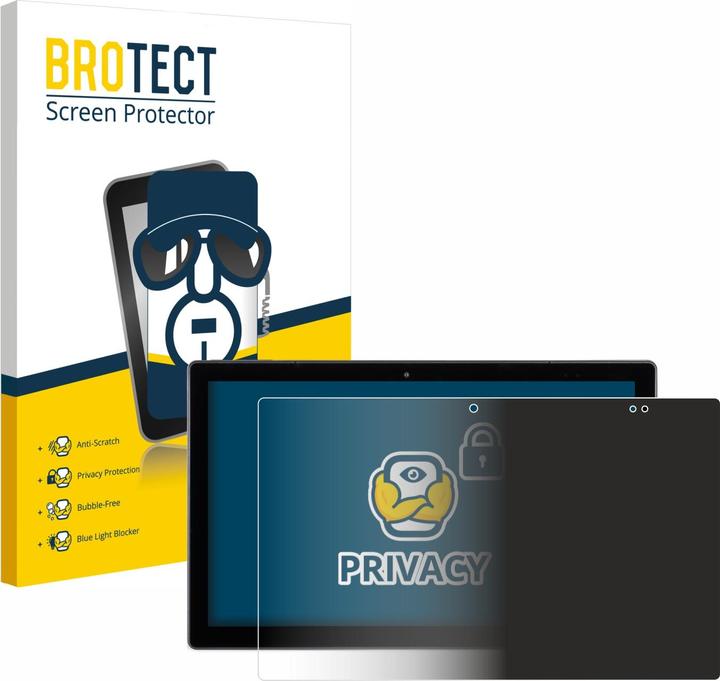 Actual product image BROTECT Anti-spy privacy film Blue light protection film (1 Piece, Terra Pad 1162 N4120 W11 Pro)