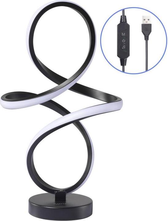 Produktbild Sygonix SY-6838888 LED-Tischlampe LED LED 10 W Schwarz (100 lm)