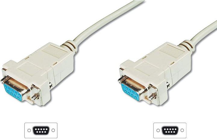 Produktbild Digitus Assmann Serial connection cable. D-Sub9 (2 m, VGA)