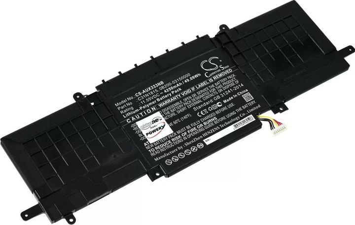 Produktbild AccuCell Akku Asus ZenBook 13 UX333FA-A4011t, UX333FA-A4081t, Typ C31N1815 u.a. (4250 mAh)