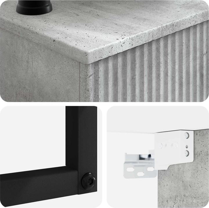 Actual product image vidaXL Wandmontiertes Waschbecken (405 mm, 410 mm)
