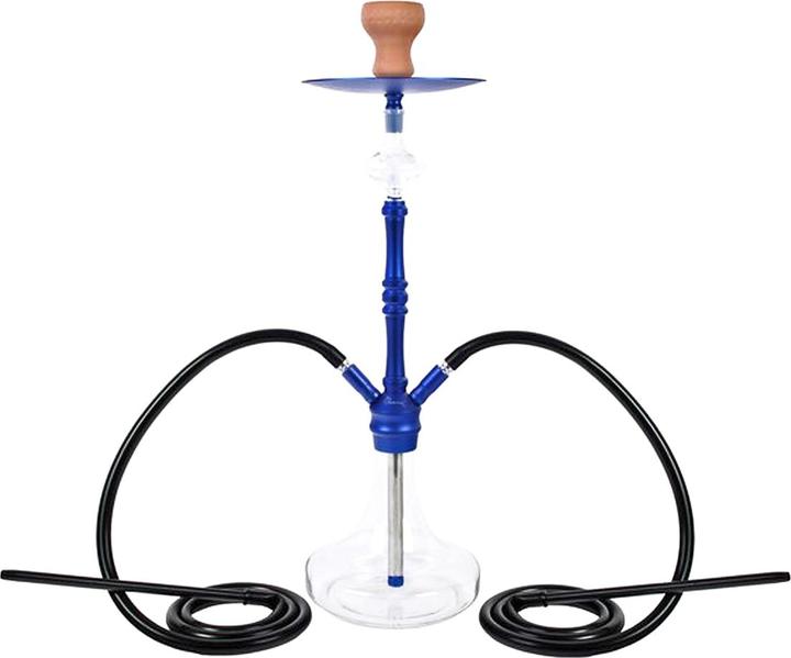 Immagine prodotto Kulu Acchiappa Shisha da 66 cm con due tubi flessibili (66 cm)