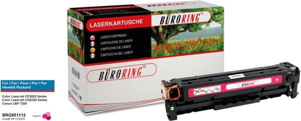 Produktbild Büroring Toner Cartridge, ersetzt HP CC533A, ca. 2.800 Seiten, magenta
