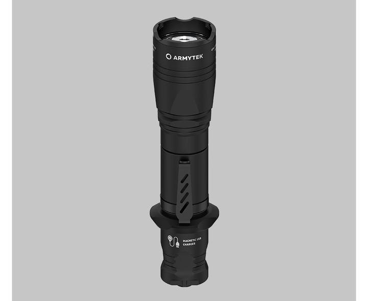 Actual product image ArmyTek Torch Dobermann PRO MAGNET USB tactical torch (15 cm, 1400 lm)